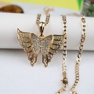 Gold Plated Chain with pendant 24”